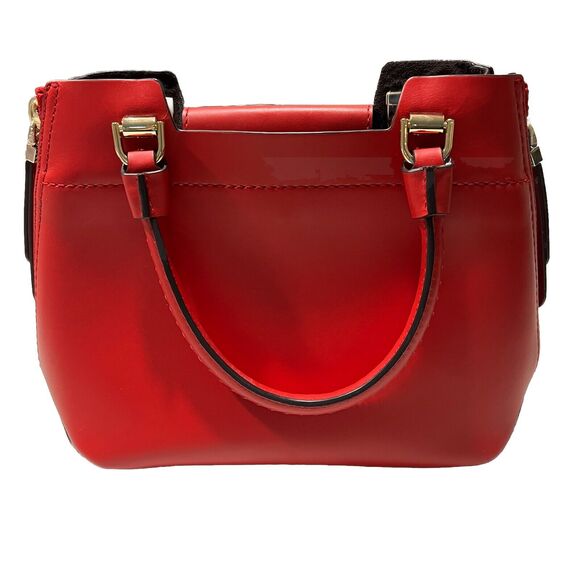 Red Leather Women’s Michael Kors Bowling Bag Jetset Medium - Picture 2 of 7